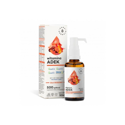 Aura Herbals ADEK A + D3 + E + K2 MK7 drops, 50ml