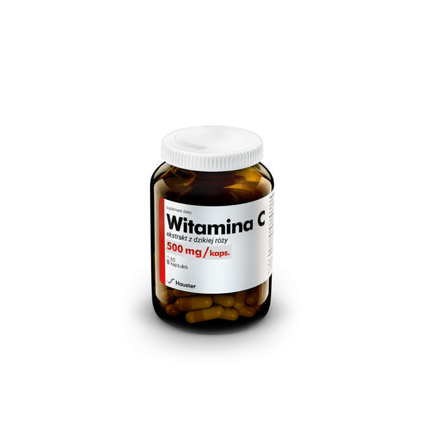 Hauster Vitamin C from Wild Rose 500 mg, 60 capsules