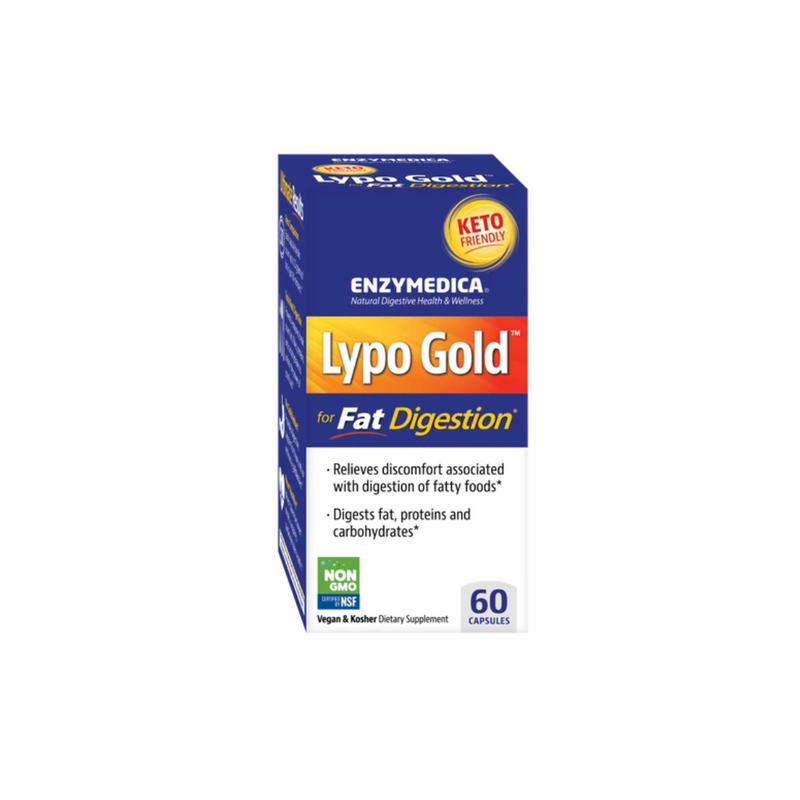 Enzymedica Lypo Gold™ Digestive enzymes, 60 capsules