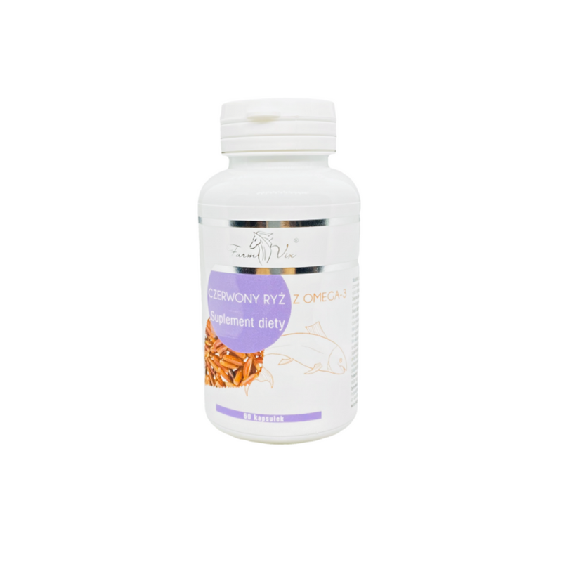 Farm-Vix Red Rice + Omega-3, 60 capsules