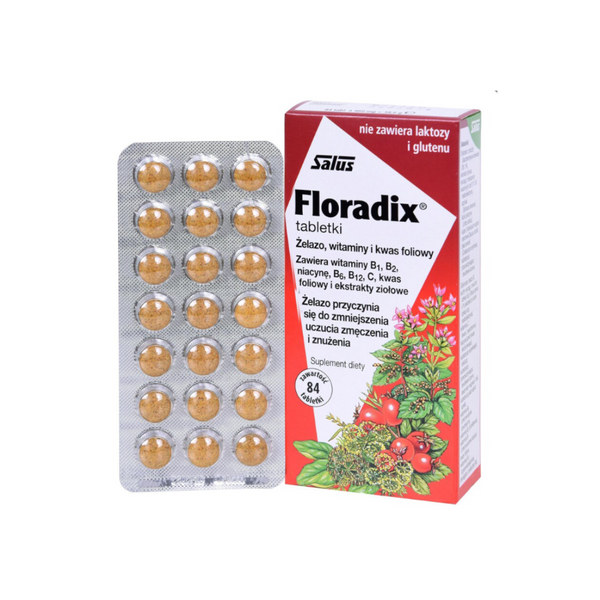 Floradix Iron Vitamin B Folic Acid, 84 capsules