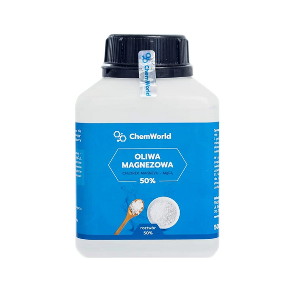 ChemWorld Magnesium Oil 50% – Magnesium Chloride 500 ml