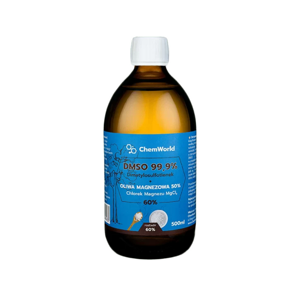 ChemWorld DMSO Dimethylsulfoxide with Magnesium (chloride) – 60% solution, 500 ml