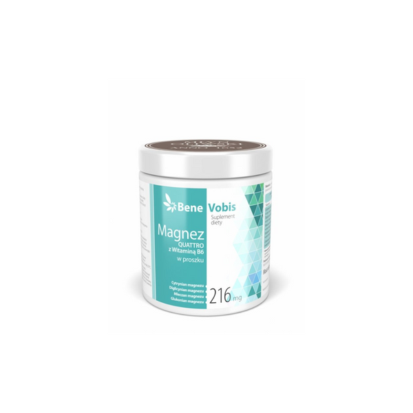 Bene Vobis Magnesium Quattro with Vitamin B6 - 500g