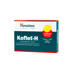 Himalaya Koflet-H Lemon Flavour, 12 lozenges