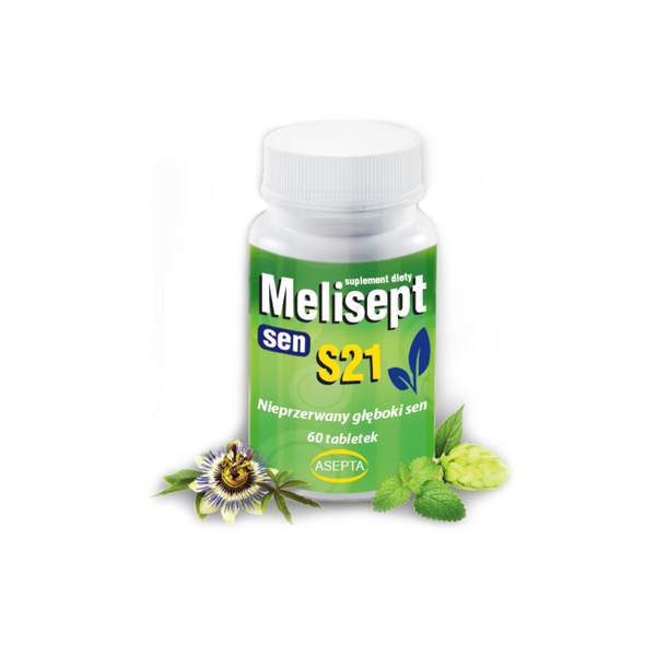 Asepta Melisept S21 Melisa Melatonin, 60 capsules