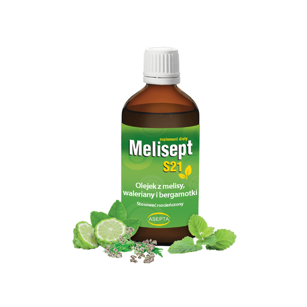 Asepta Melisept S21 - Lemon balm, Valerian and Bergamot oil (30 ml)
