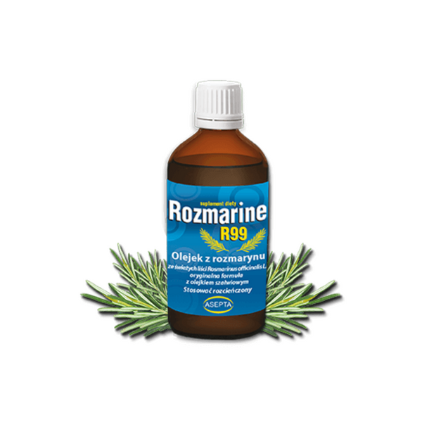 Asepta Rozmarine R99 – Rosemary oil Natural support for bones and joints 30 ml