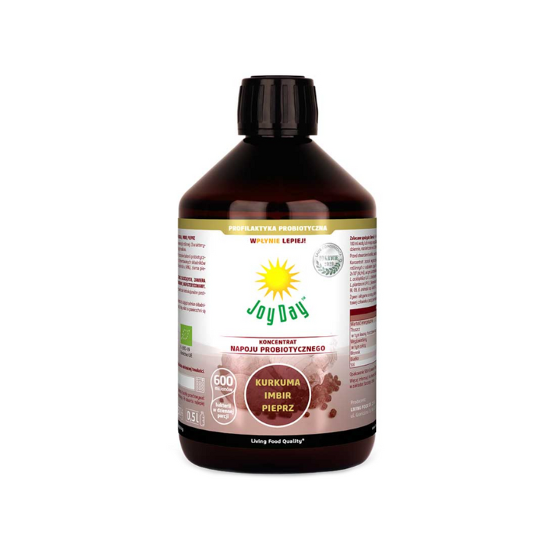 Joy Day Eco Probiotic Turmeric, Ginger, Pepper – premium probiotic, 500 ml