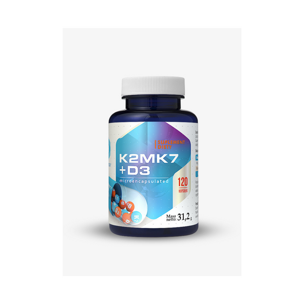 Hepatica K2MK7+D3, 120 capsules