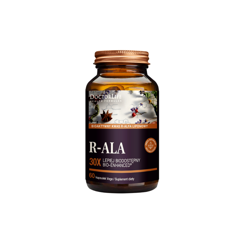 Doctor Life R-ALA - 30X Better Bioavailable Bio-Enhanced, 60 capsules