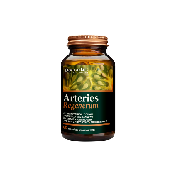 Doctor Life Arteries Regenerum - OPC, Hesperdin, Pomegranate Extract, Olive, Melon,60 capsules