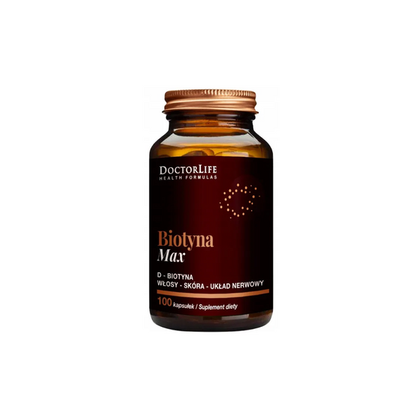 Doctor Life Biotin Max - D-Biotin, 100 capsules