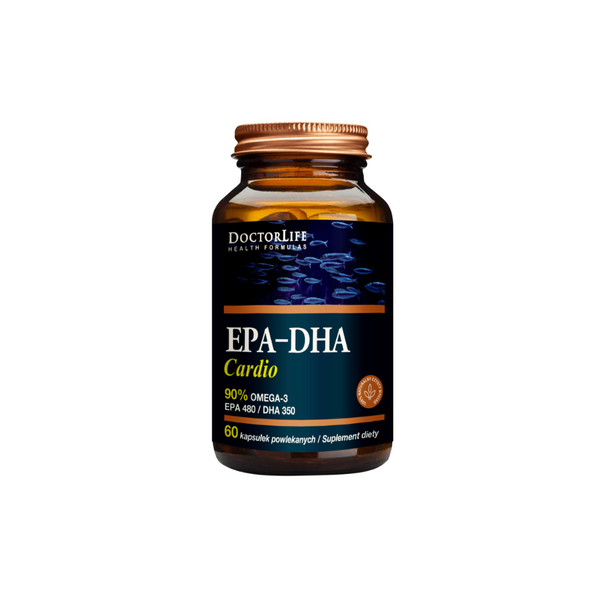 Doctor Life EPA-DHA Cardio - Omega-3 90%, 60 capsules