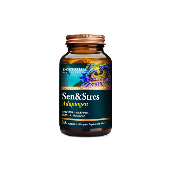 Doctor Life Sleep&Stress - Magnolia, Valeriana, Basil, Chamomile, 60 capsules