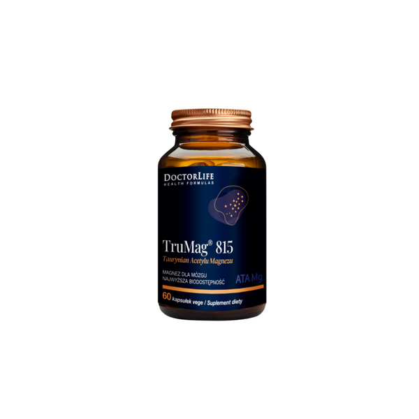 Doctor Life TruMag® 815 Magnesium Acetyl Taurate, 60 capsules
