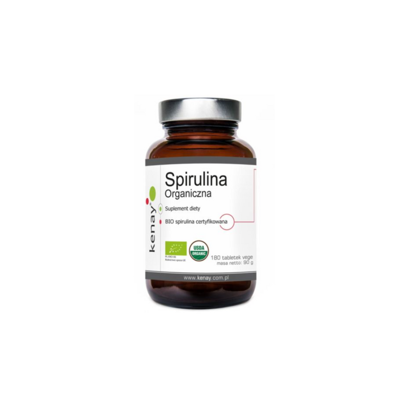Kenay Certified Organic Spirulina 500 mg / 180 capsules