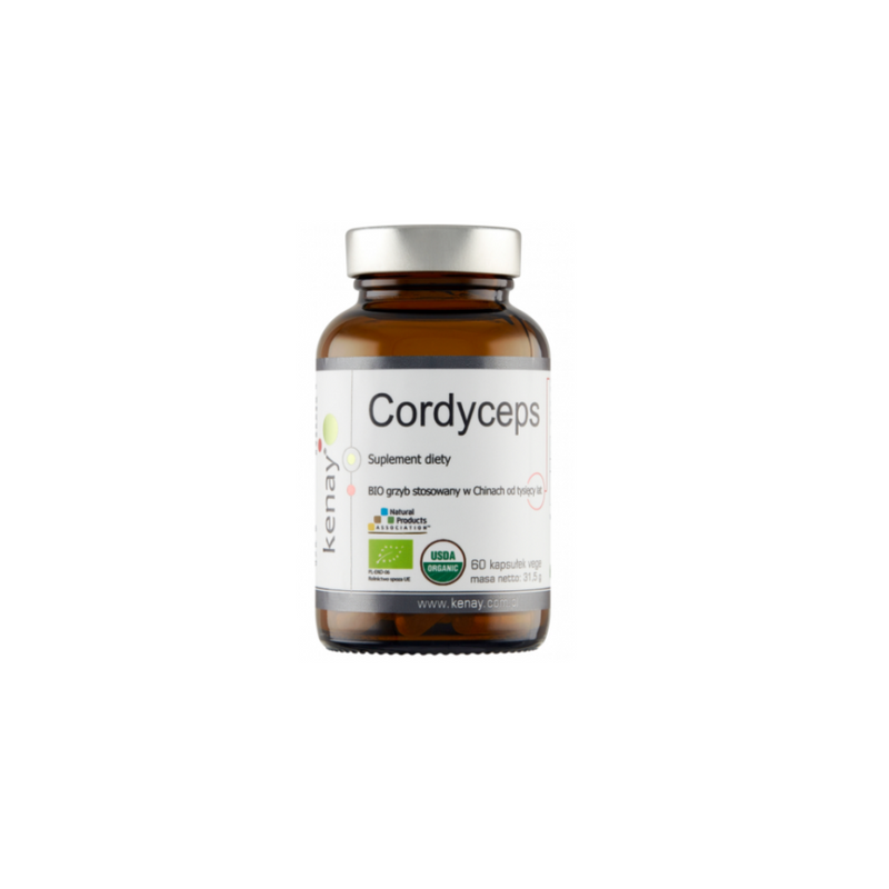 Kenay Organic Cordyceps (60 capsules) - 525 mg