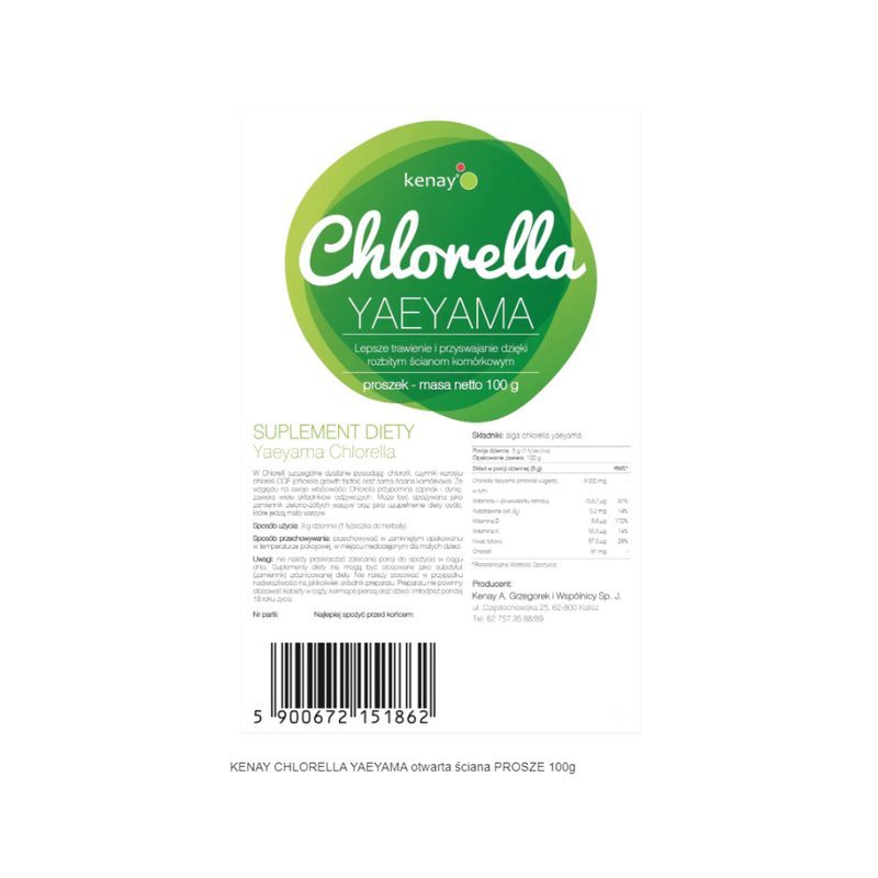 Kenay Chlorella Yaeyama powder 100g