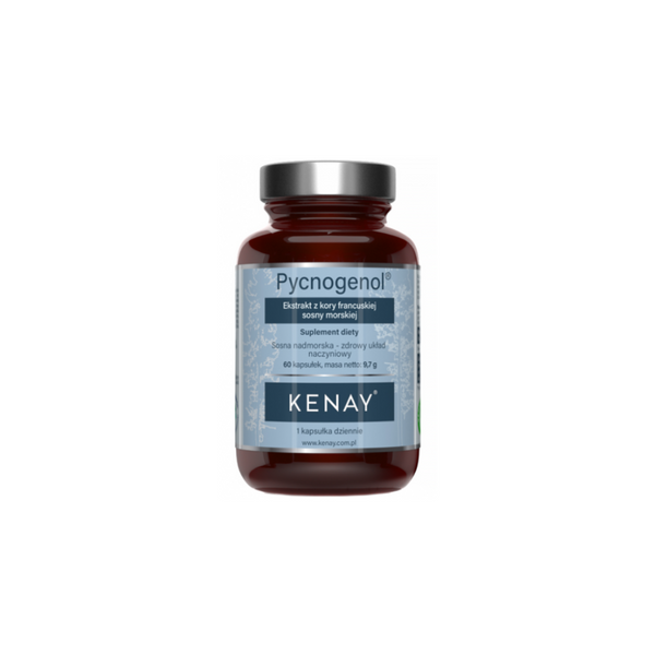 Kenay Pycnogenol ® French Maritime Pine Bark extract, 60 capsules