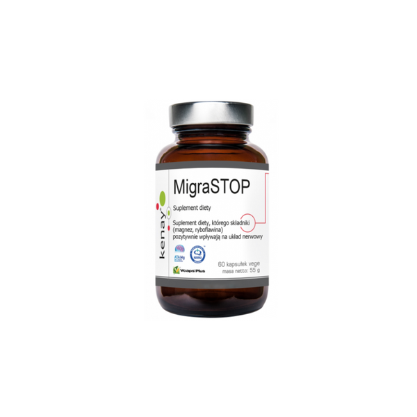 Kenay MigraSTOP Magnesium Melatonin Q10 Ubiquinol, 60 capsules