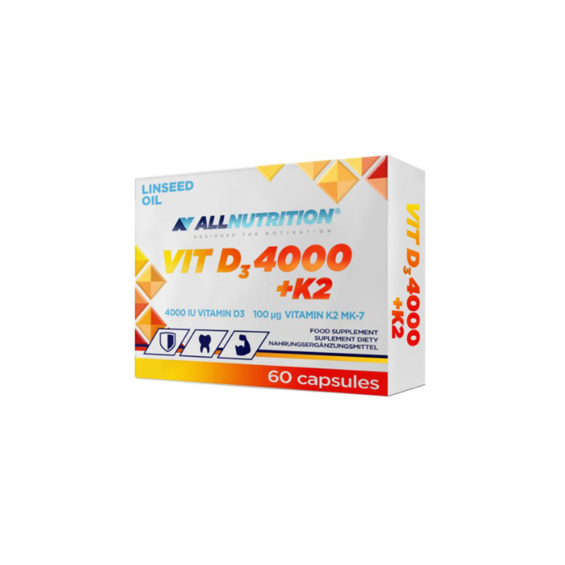 Allnutrition VIT D3 4000 + K2, 60 capsules