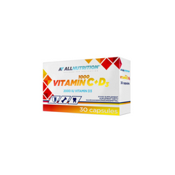 Allnutrition VITAMIN C 1000 + D3, 30 capsules