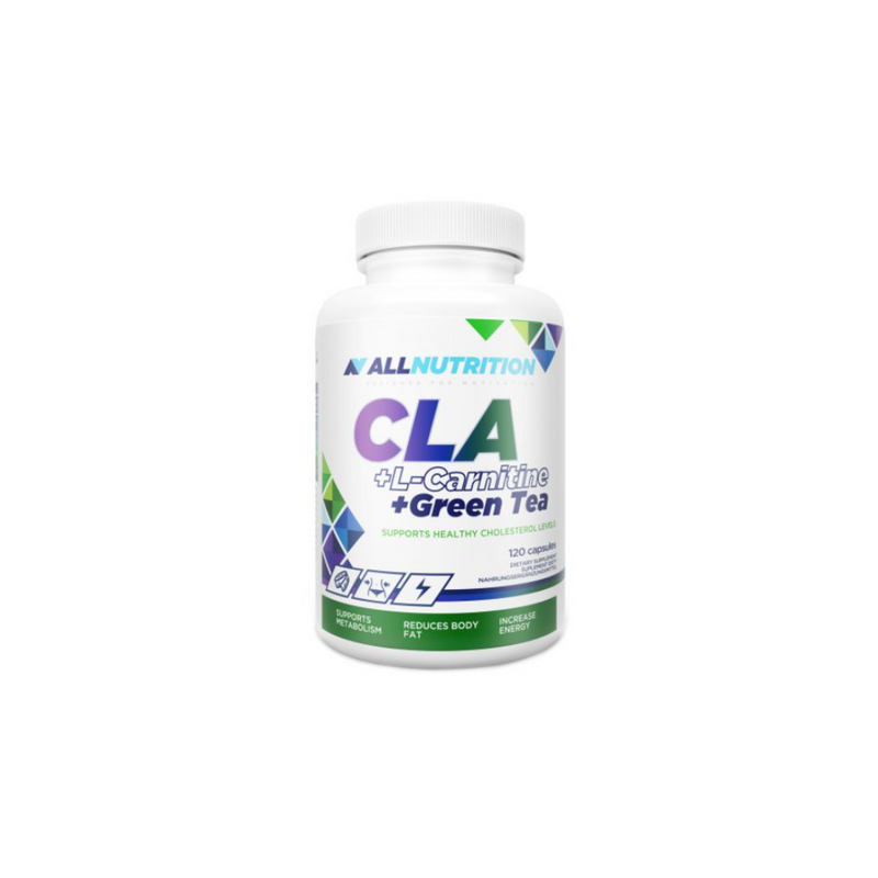 Allnutrition CLA + L-Carnitine + Green Tea, 120 capsules