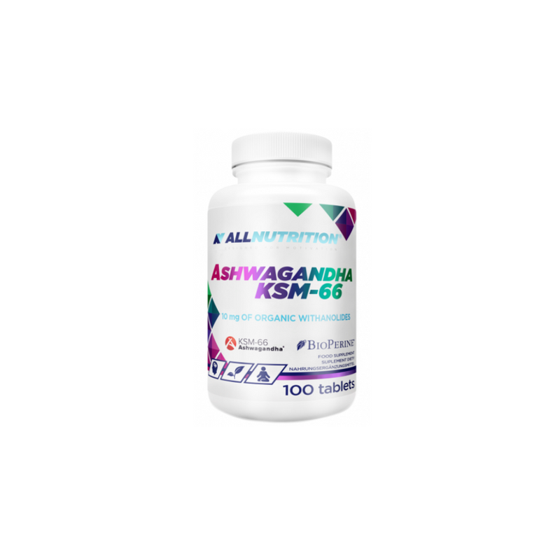 Allnutrition ASHWAGANDHA KSM-66, 100 capsules