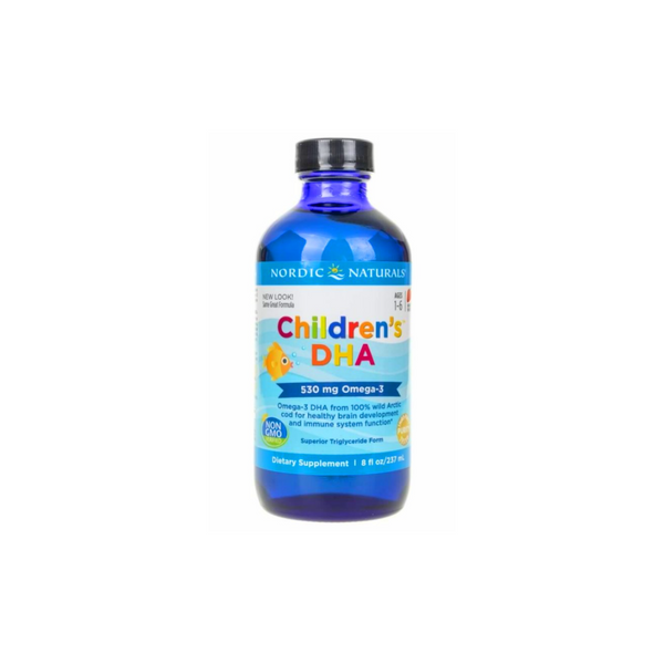 Nordic Naturals Children's DHA for children, strawberry flavour, 237 ml