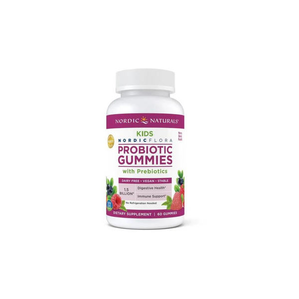 Nordic Naturals Probiotic Gummies with Prebiotic, 60 gummies