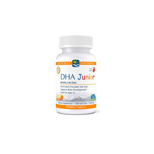 Nordic Naturals DHA Junior 80 EPA/120 DHA, 180 chewable soft gels