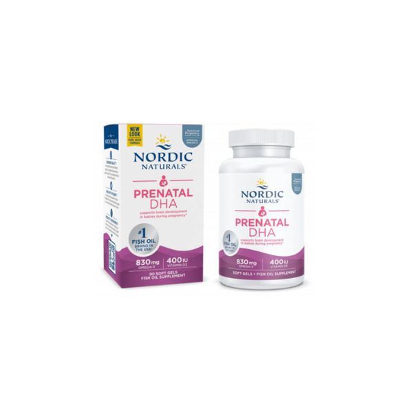 Nordic Naturals Prenatal DHA OMEGA-3 + WIT D3, 90 soft gels