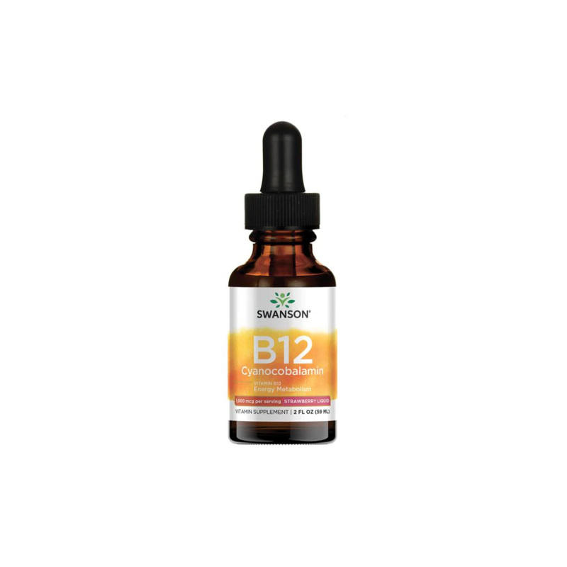 Swanson Vitamin B12 (cyanocobalamin) in drops, 59 ml