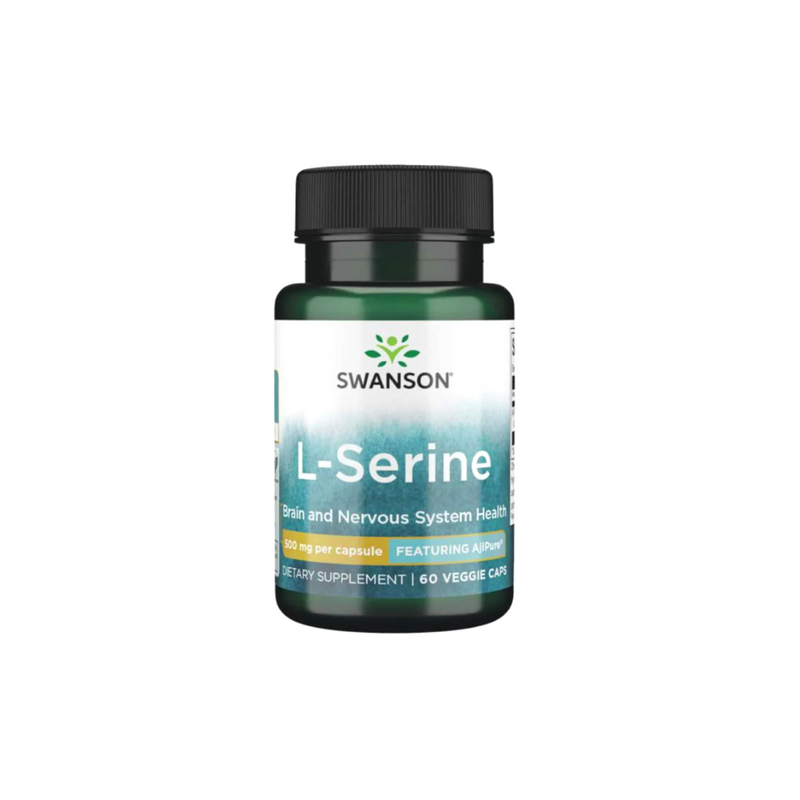 Swanson L-SERINE 500 mg / 60 capsules