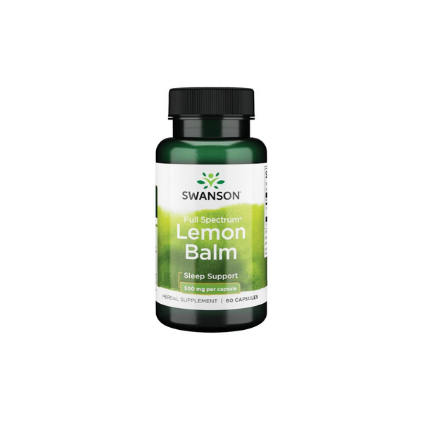 Swanson Lemon Balm 500 mg / 60 capsules