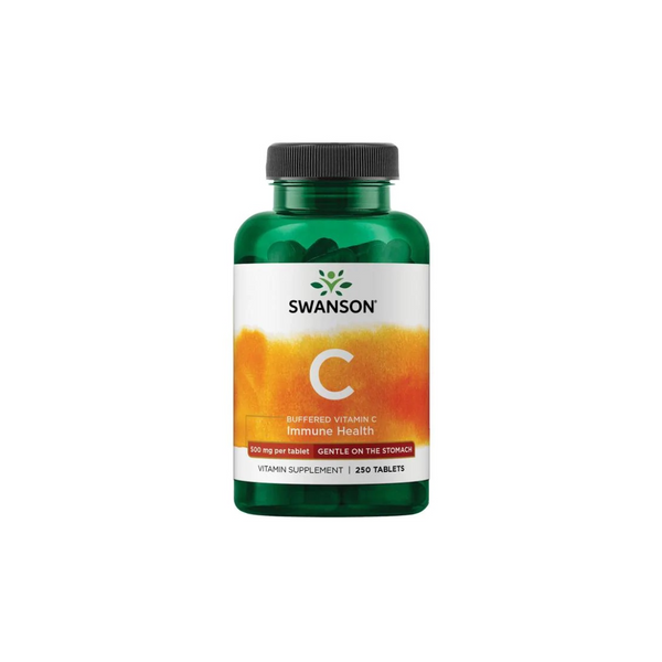 Swanson Buffered Vitamin C 500 mg, 250 capsules