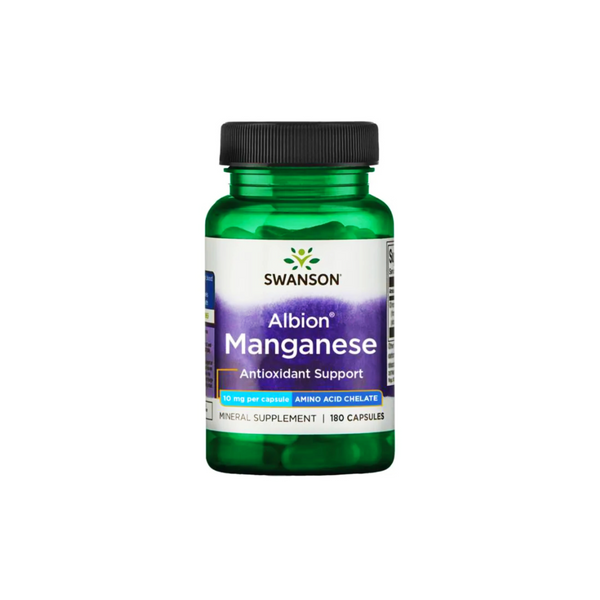 Swanson Albion Manganese Chelate 10 mg / 180 capsules