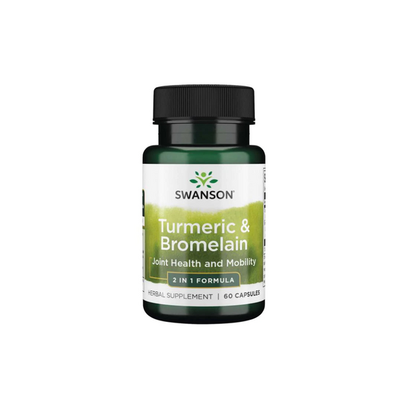 Swanson Full Spectrum Turmeric & Bromelain, 60 capsules