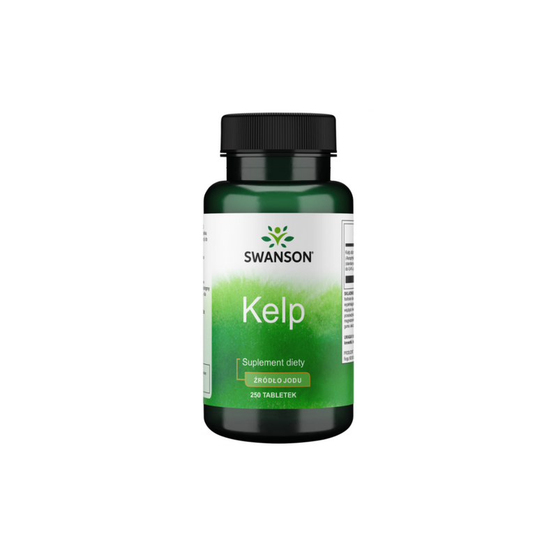 Swanson Kelp natural source of Iodine 225 mcg, 250 capsules