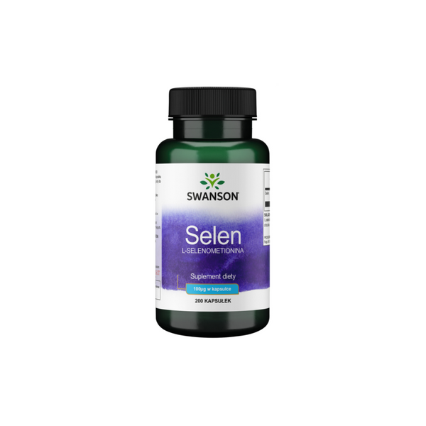 Swanson Selenium (L- L-Selenomethionine) 100 mcg / 200 capsules