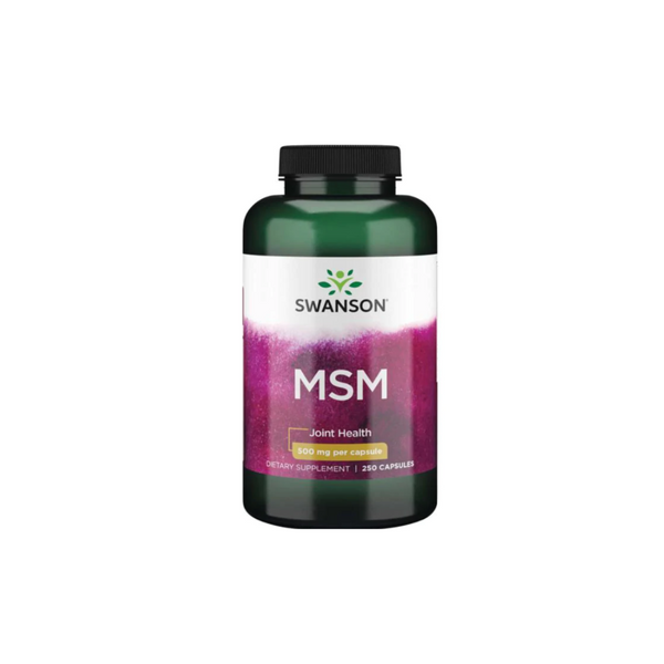 Swanson MSM 500 mg, 250 capsules