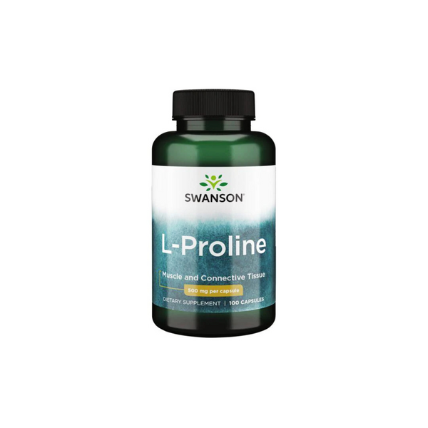 Swanson L-Proline 500 mg / 100 capsules