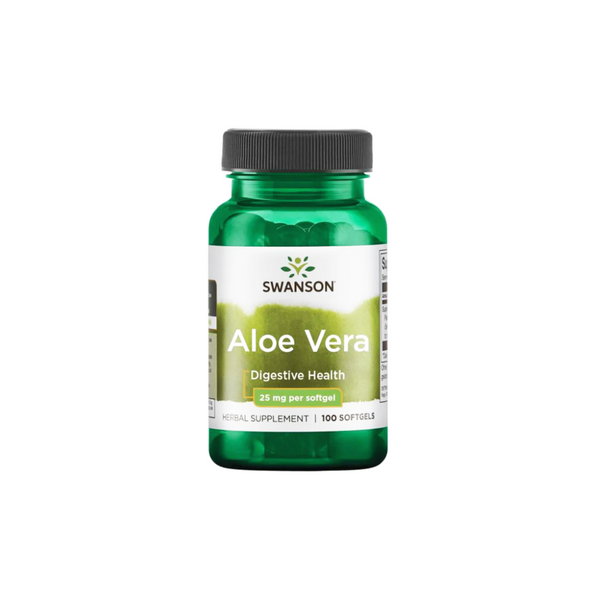 Swanson Aloe Vera 25 mg, 100 capsules