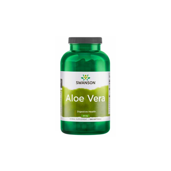 Swanson Aloe Vera 25 mg, 300 capsules