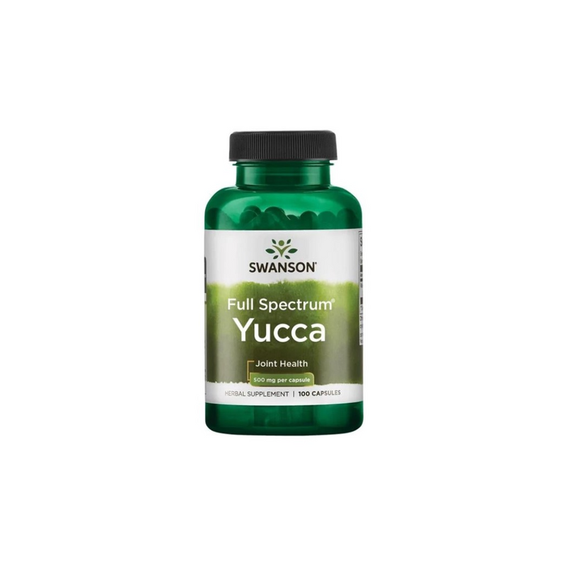 Swanson Full Spectrum Yucca 500 mg, 100 capsules