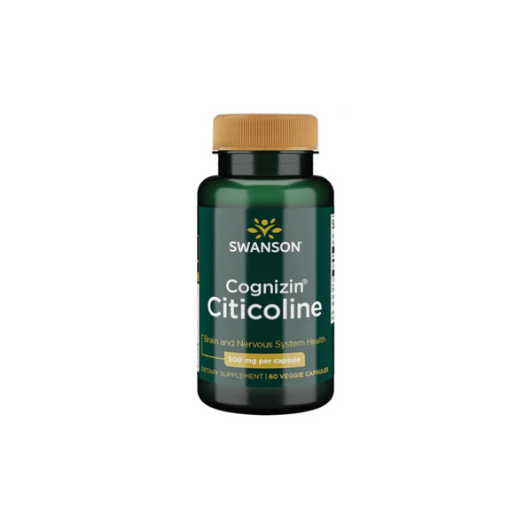 Swanson Cognizin Citicoline 500 mg, 60 capsules