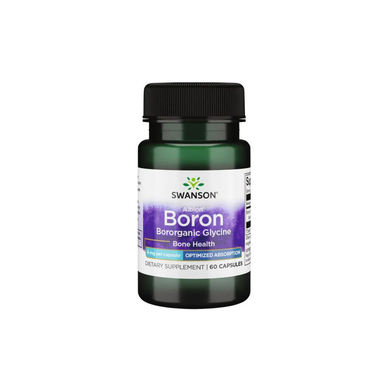 Swanson Boron Bororganic Glycine 6mg / 60 capsules