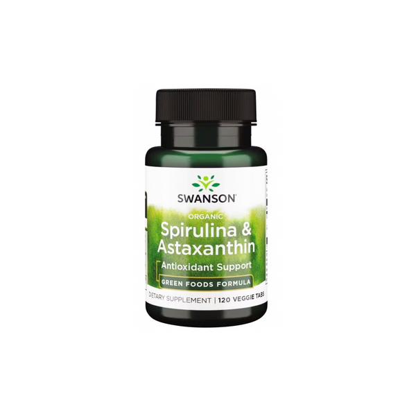 Swanson Spirulina & Astaxanthin, 120 capsules