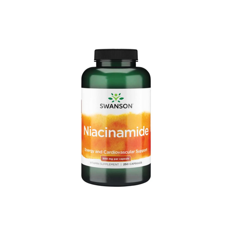 Swanson Niacin (nicotinamide) 500 mg / 250 capsules